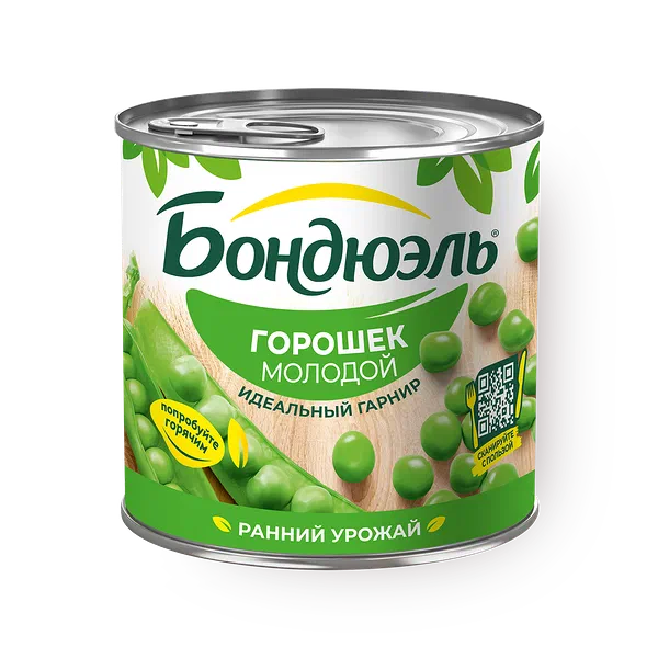 Горошек зелёный молодой Bonduelle