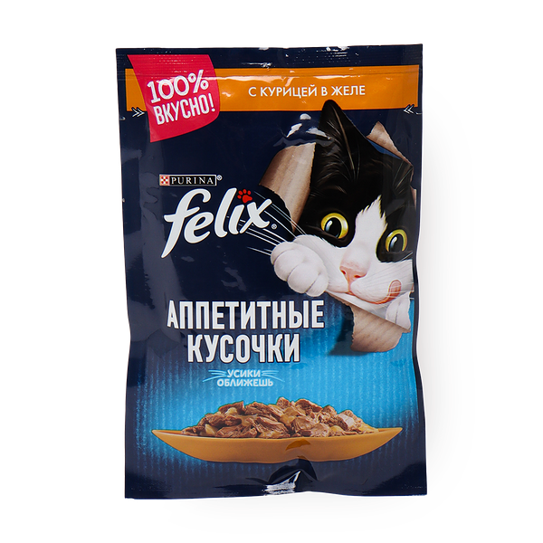 Влажный корм для кошек Felix ягнёнок