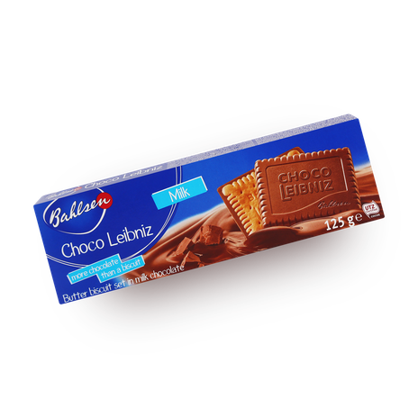Bahlsen Biscuits coated with milk chocolate