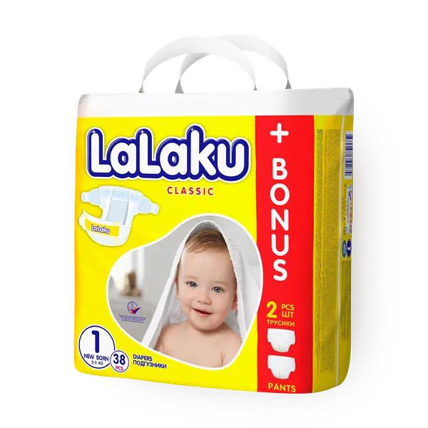 Подгузники Lalaku Giga мини размер 1 2-5 кг