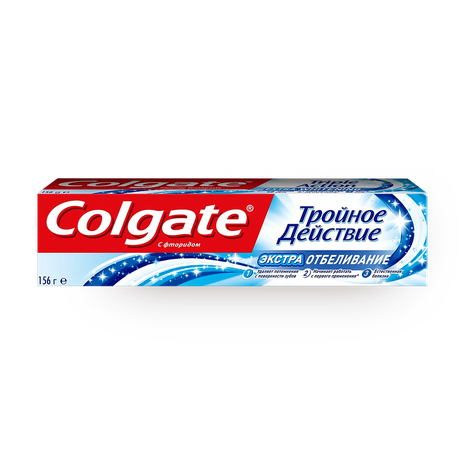 Зубная паста Colgate Triple Action Extra Whiting