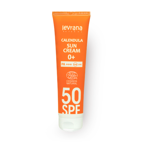 Крем солнцезащитный Levrana для лица и тела календула 50SPF 0+