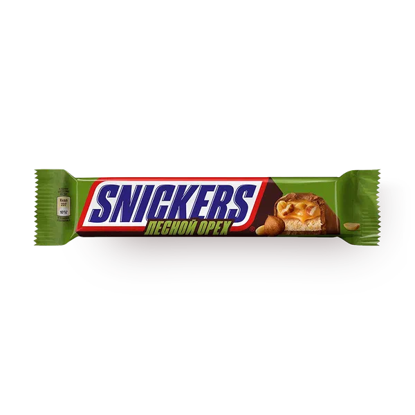Шоколад Snickers Лесной орех