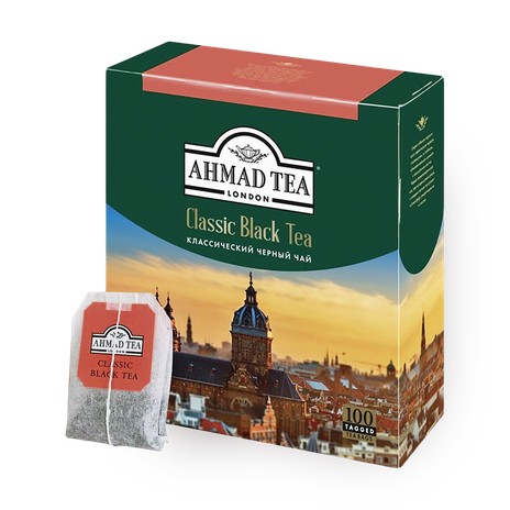 Чай чёрный Ahmad Classic Black в пакетиках