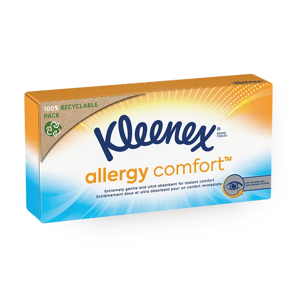 Салфетки Kleenex Allergy Comfort в коробке