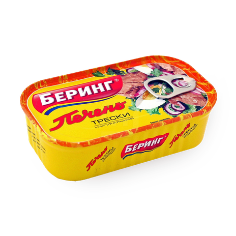Печень трески Беринг натуральная