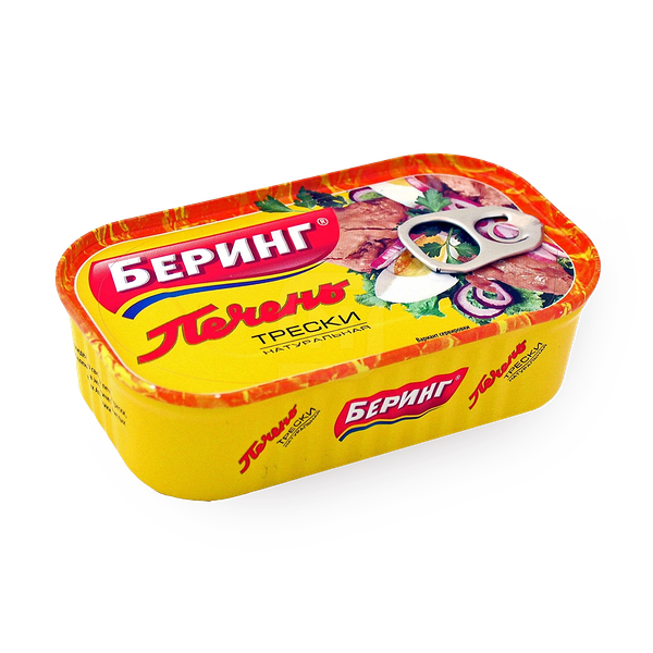Печень трески Беринг натуральная