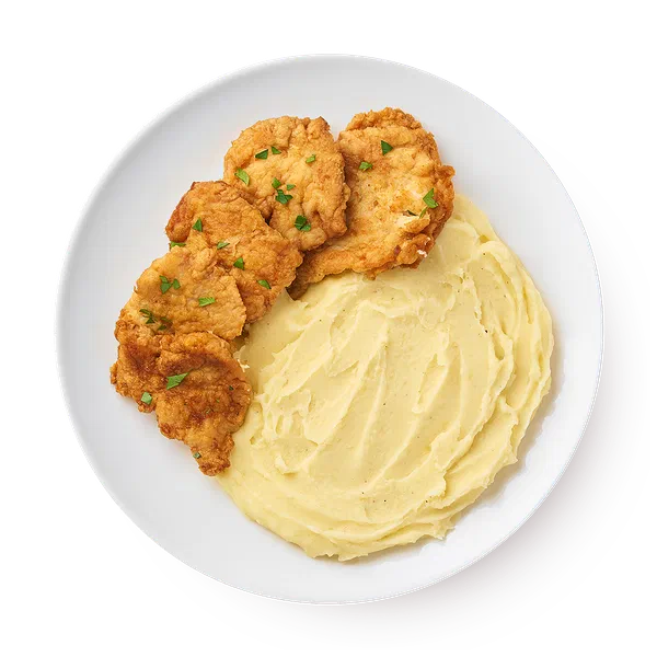 Куриная отбивная с пюре Damdala