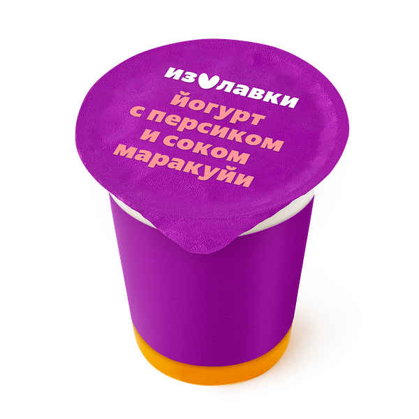 Йогурт «Из Лавки» персик-маракуйя 1,5%