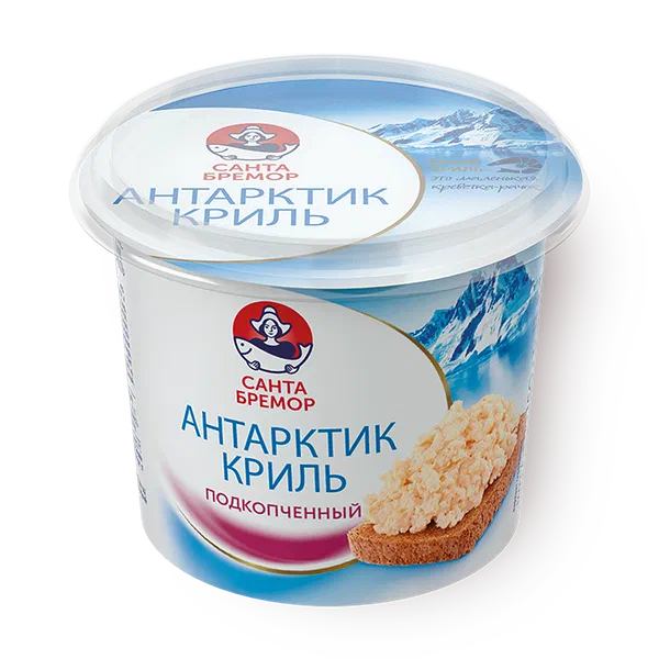 Крем-паста подкопчённая «Санта Бремор» Антарктик-криль