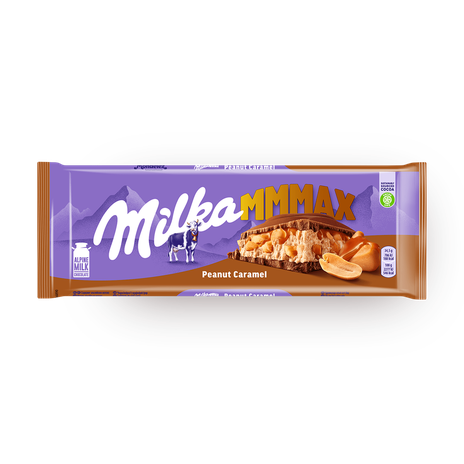 Шоколад молочный Milka MMMax арахис в карамели