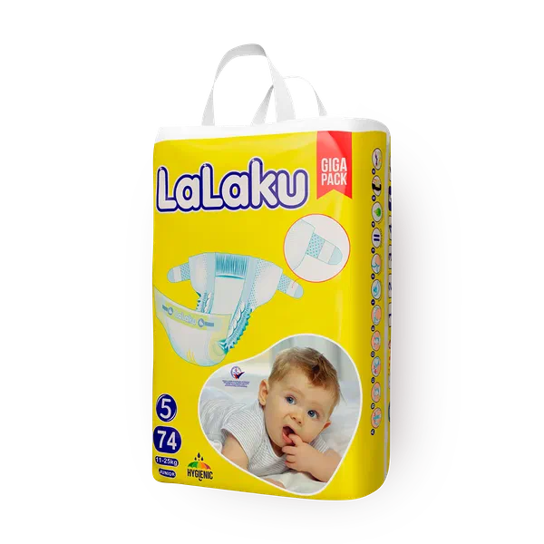 Подгузники Lalaku Giga Pack размер 5 11-25 кг