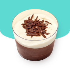Chocolate mousse in a glass