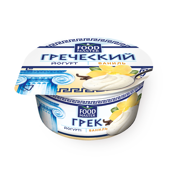 Йогурт греческий «Фудмастер», ванильный 7%