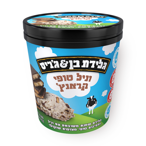 Ben&Jerry's Vanilla toffe bar crunch ice cream pint