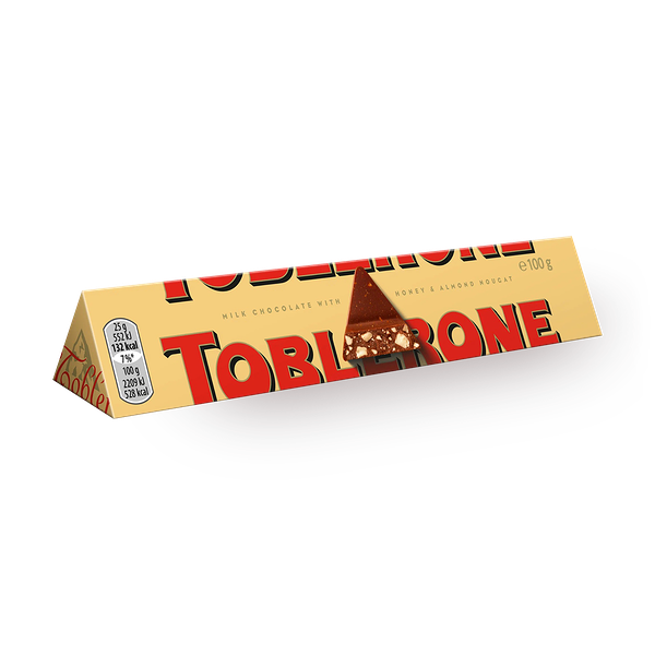 Шоколад молочный Toblerone с медово-миндальной нугой