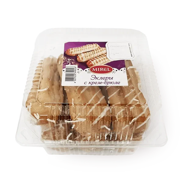Пирожное заварное Mirel крем-брюле
