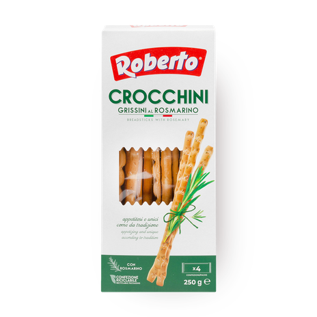 Палочки хлебные Гриссини Crocchini Roberto с розмарином