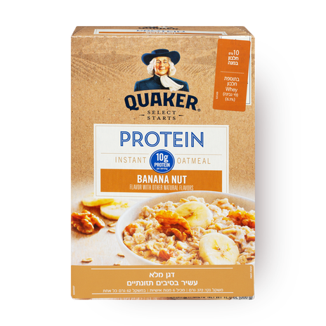 Quaker Protein banana nut instant oatmeal
