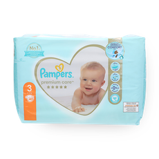 Pampers Premium Care diapers, size 3