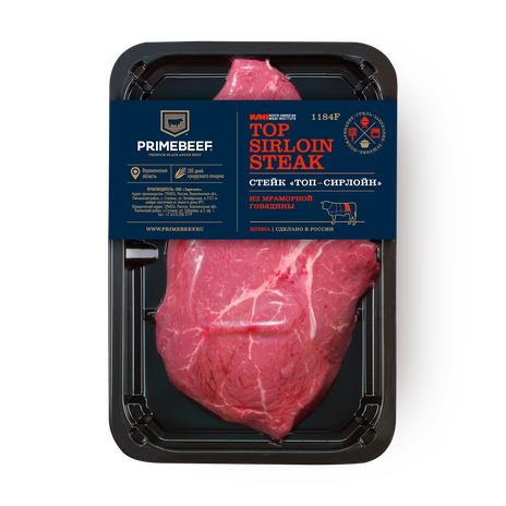 Стейк Топ Сирлойн Primebeef из мраморной говядины