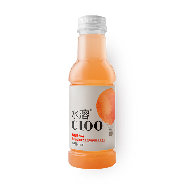 Чай холодный чёрный C 100 Nongfu Spring красный грейпфрут