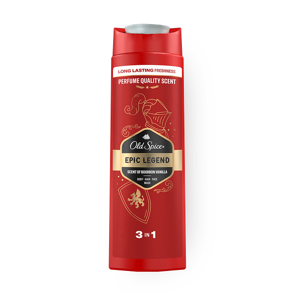 Гель для душа и шампунь 3в1 Old Spice Epic Legend