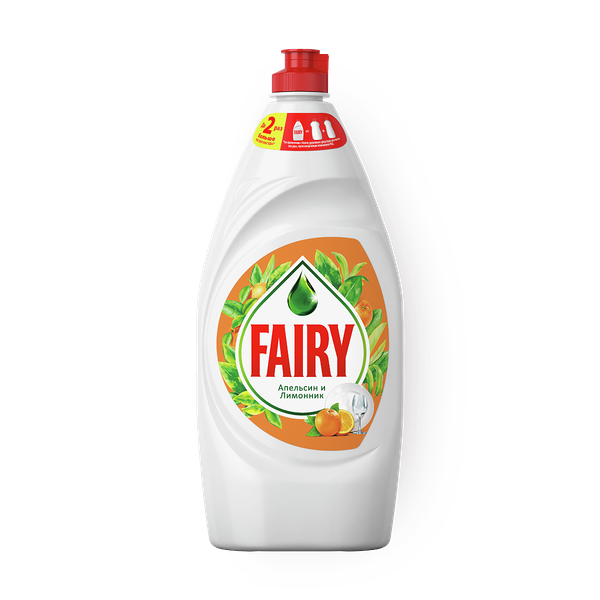 Средство для мытья посуды Fairy апельсин и лимонник