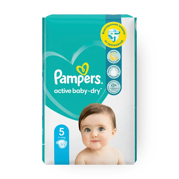 Подгузники Pampers Active Baby Dry №5