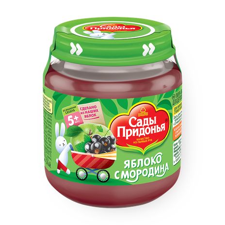 Пюре яблоко-смородина «Сады Придонья»