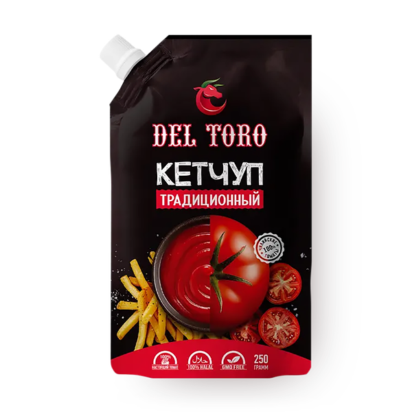 Кетчуп томатный Del Toro Традиционный