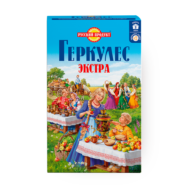 Хлопья овсяные Геркулес Экстра Русский продукт