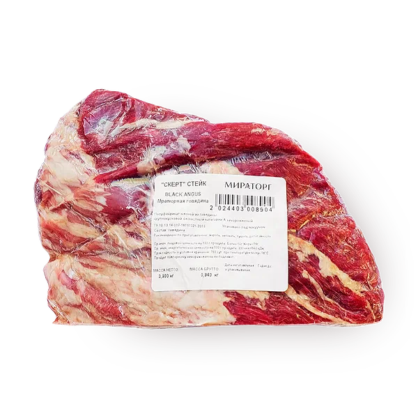 Скерт говяжий мраморный «Мираторг» замороженный
