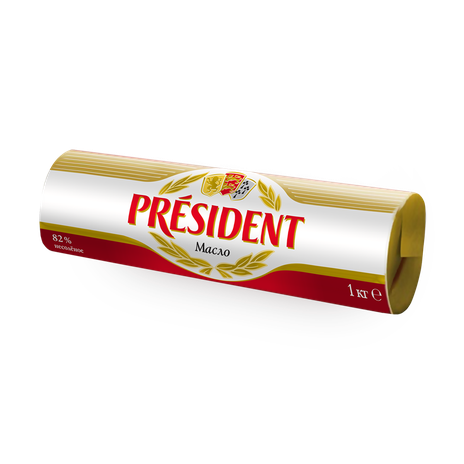 Сливочное масло 82% President
