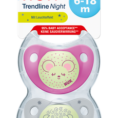 NUK pacifier Ages 6-18 Glowing in the dark