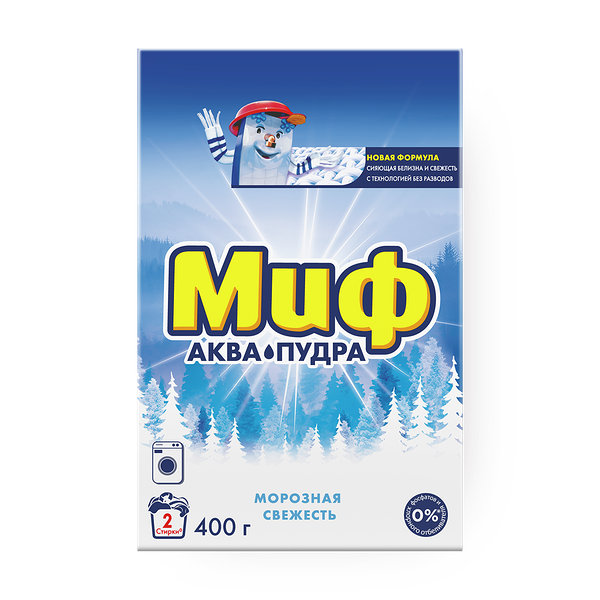 Стиральный порошок «Миф» Морозная свежесть автомат