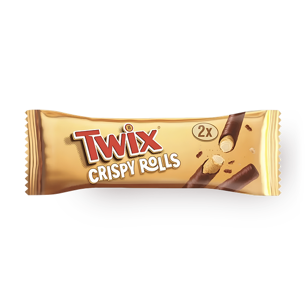 Вафли Crispy Rolls Twix в шоколаде
