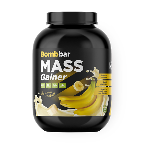 Коктейль протеиновый Bombbar Mass Gainer банан