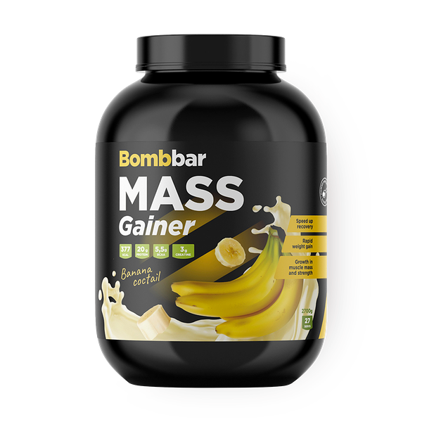 Коктейль протеиновый Bombbar Mass Gainer банан