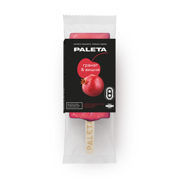 Десерт-мороженое Paleta гранат-вишня эскимо