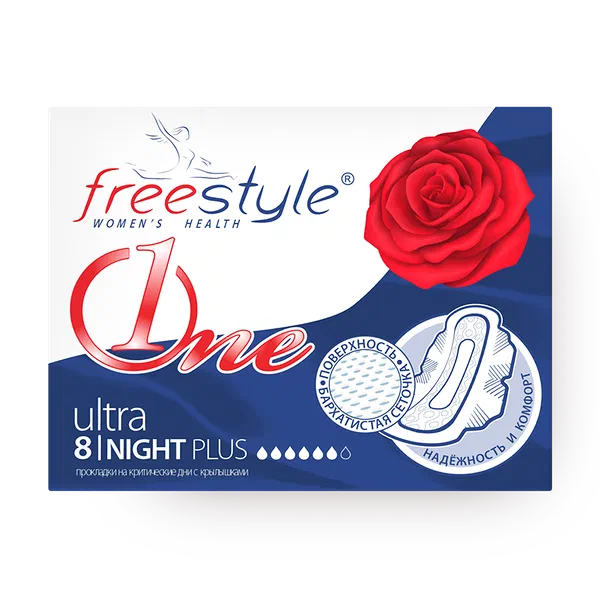 Прокладки женские гигиенические Free Style One Night