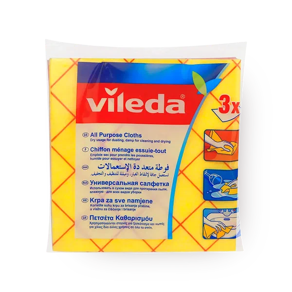 Салфетки Vileda All Purpose Cloths Универсальные