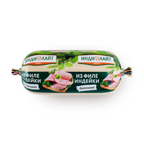 Ветчина из филе индейки «Индилайт», 400 г — купить с доставкой из ...