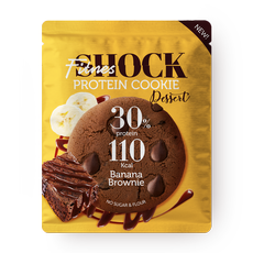 Печенье протеиновое Банановый брауни FitnesShock