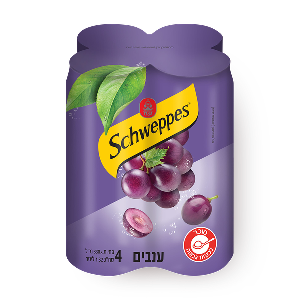 Schweppes grape Pack