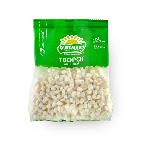 Творог зернёный 5% Pure Milky