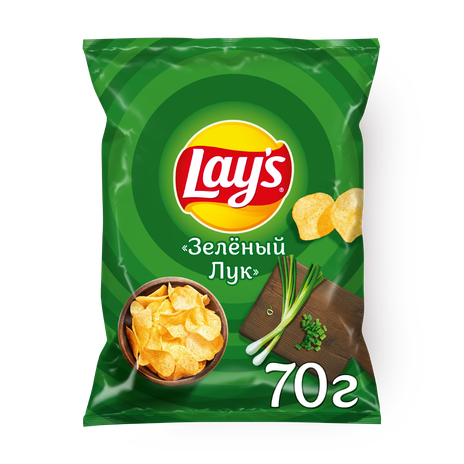 Чипсы Lay's зелёный лук