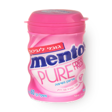 Mentos White Sugar free chewing gum fruits and mint