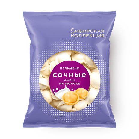 Пельмени Сочные «Сибирская коллекция» фарш на молоке