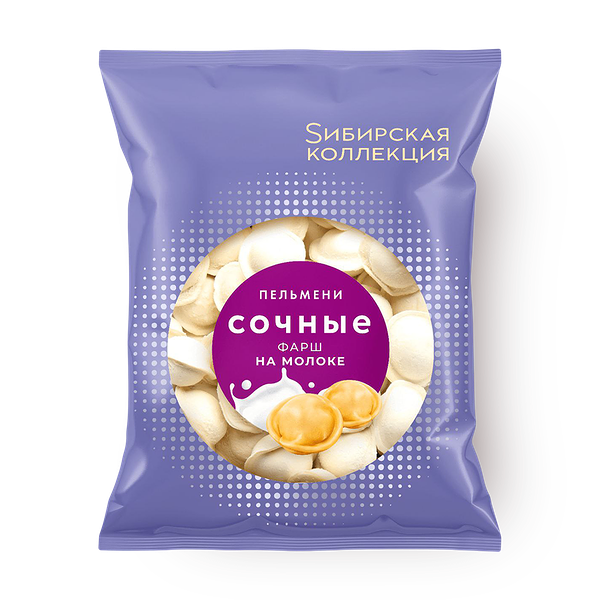 Пельмени Сочные «Сибирская коллекция» фарш на молоке